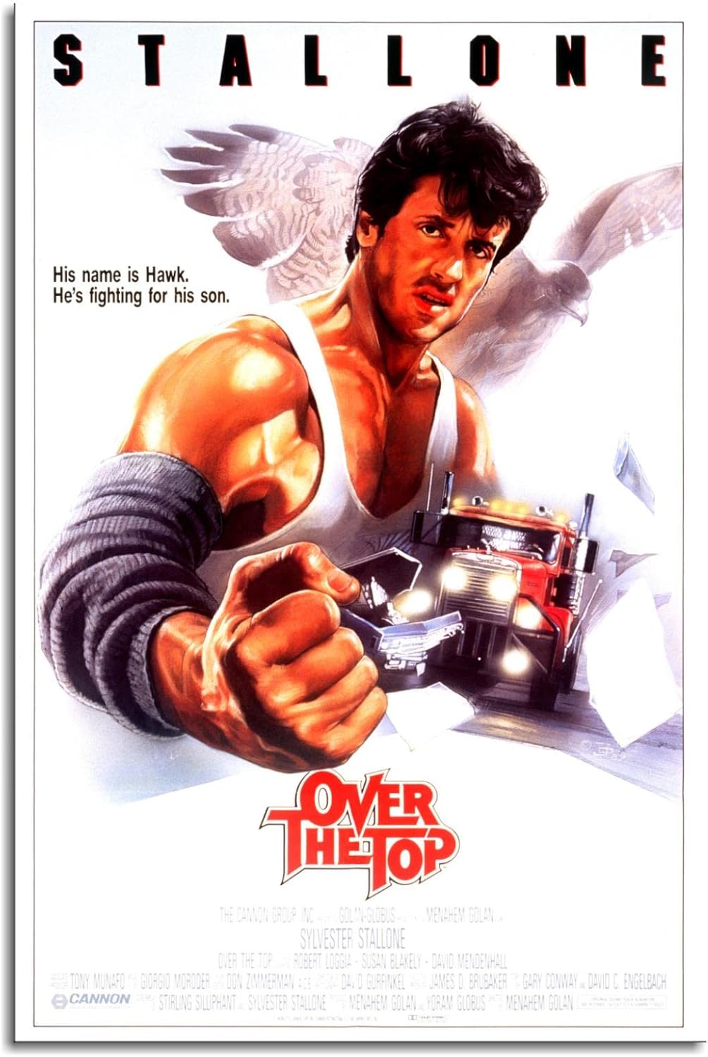 Home Gym Decor - Over The Top Movie Poster Klassieke