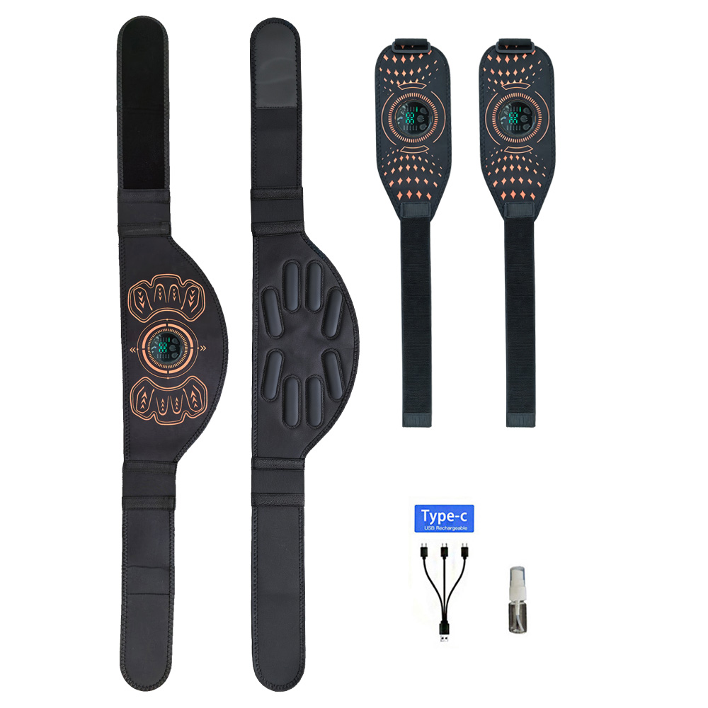 Home Gym Options - Slimme Fitnessriem Spiertrainer Buikspiertrainer USB Oplaadbaar