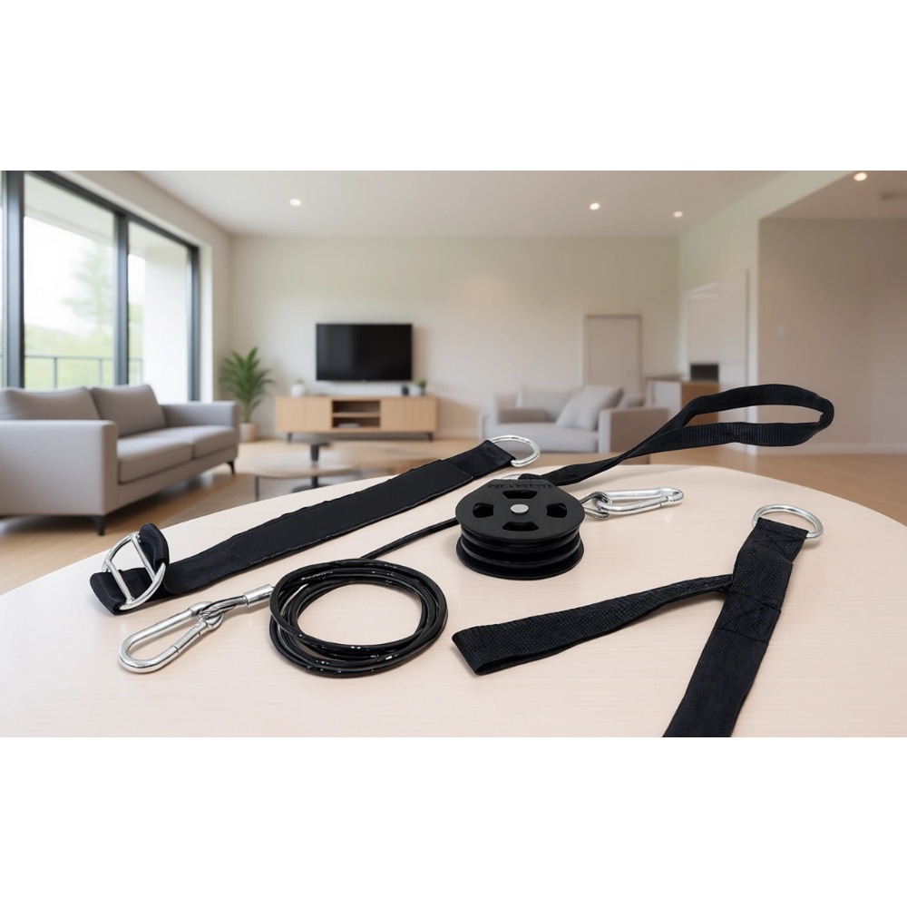 Home Gym Options - Draagbare Lat Pulldown-machine met optionele triceps-touw,