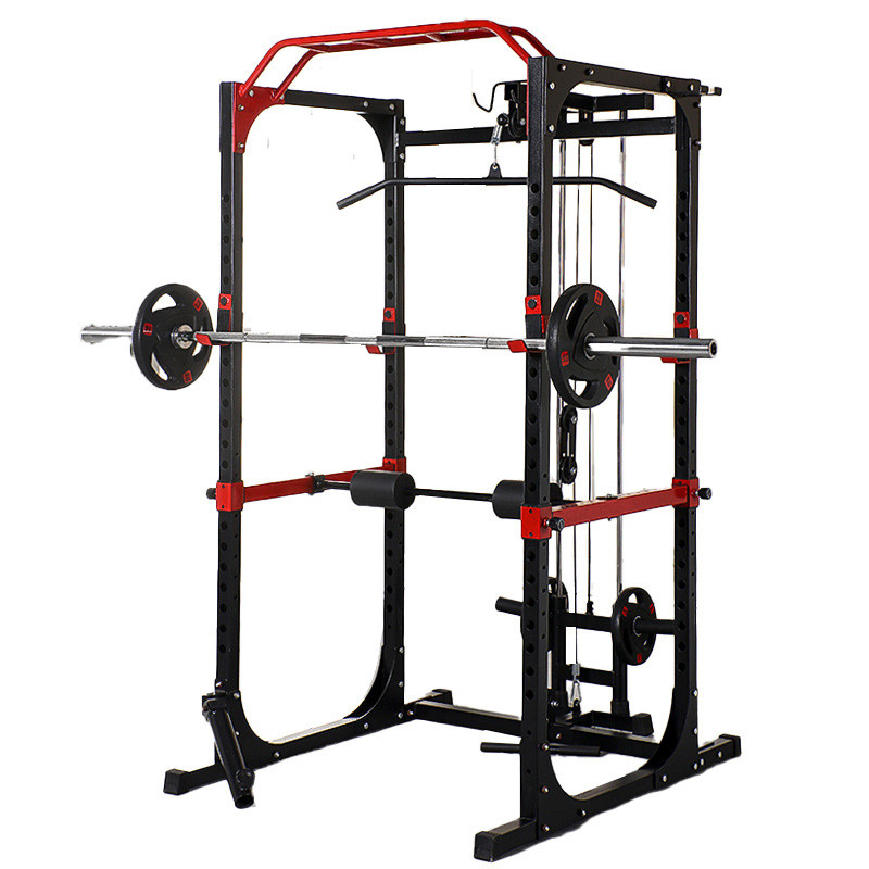 Squat Rack Power - Commercial Power Cage Squat Rack Multi-Grip