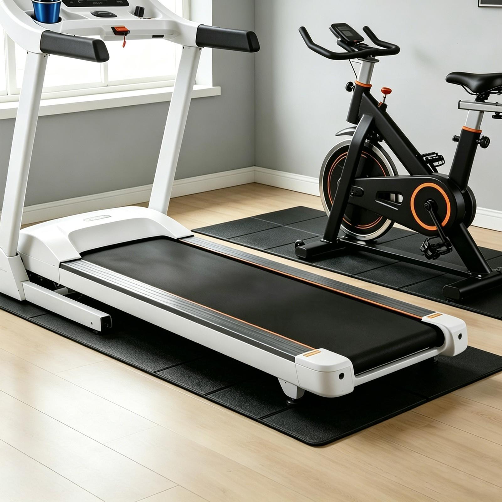 Home Gym Floor - Loopbandpads voor de vloer Antislip Trillingsabsorberend