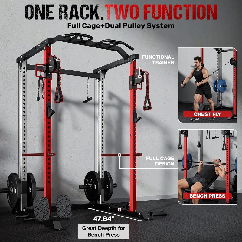 DP01 Power Cage, 2000LBS Squat - Squat Rack Power recensie en prijs