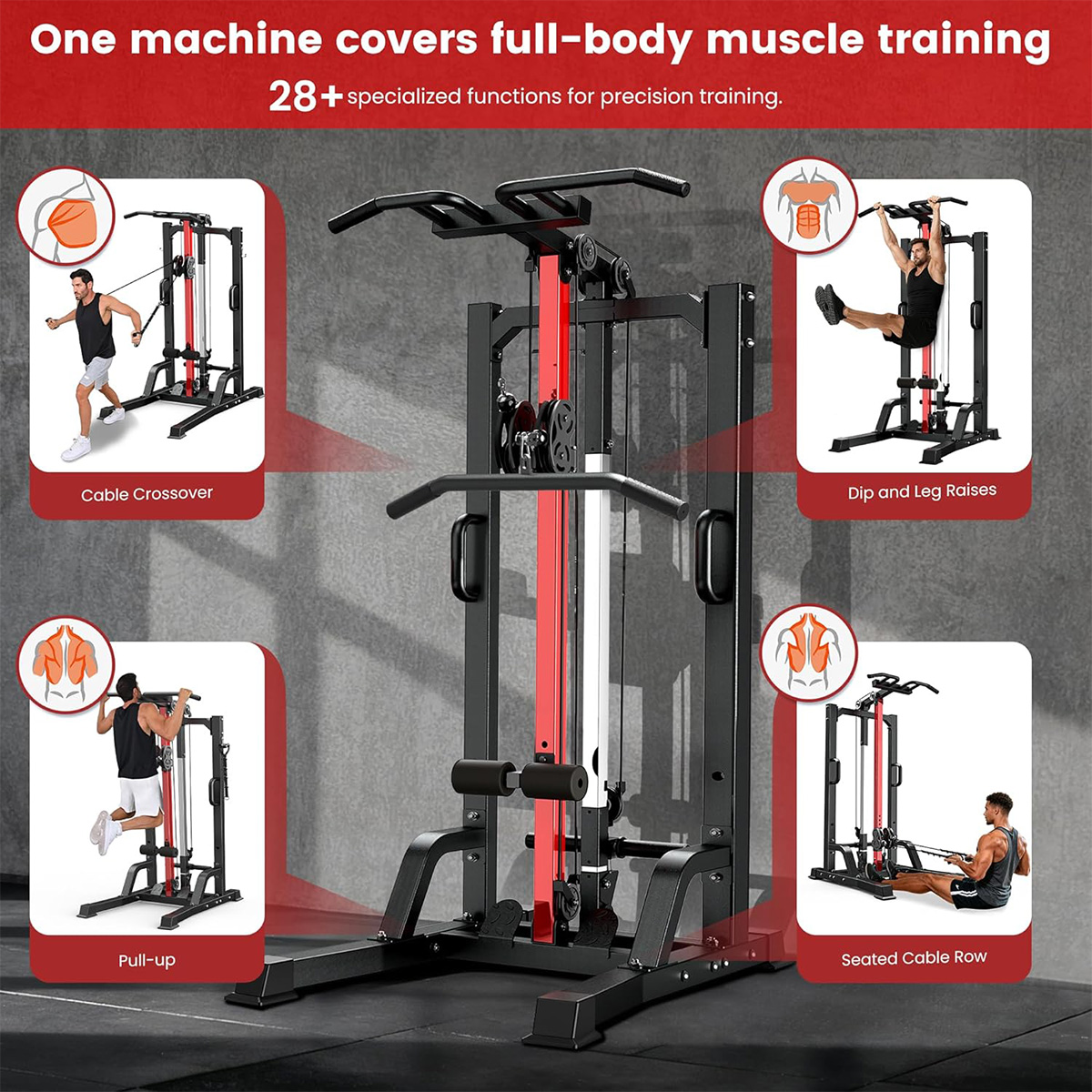Pooboo Home Gym Machine - Hoog - Leg Home Gym Workout recensie en prijs