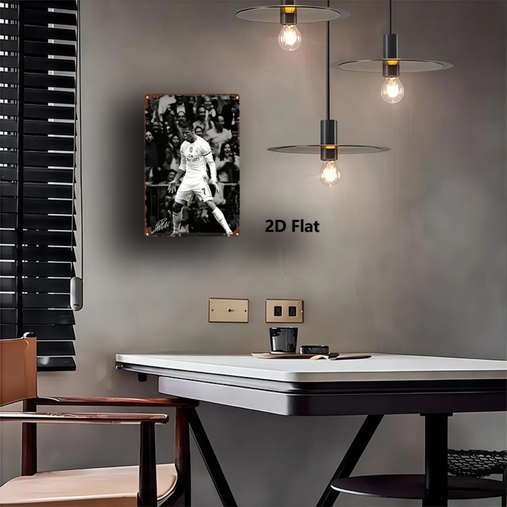 Metalen logo, wanddecoratie me - Home Gym Decor recensie en prijs