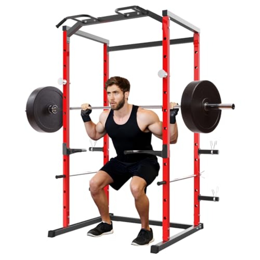 Zware Power Cage met Pull-Up B - Squat Rack Power recensie en prijs
