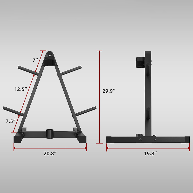 Universele vloer barbell halte - Home Gym Floor recensie en prijs