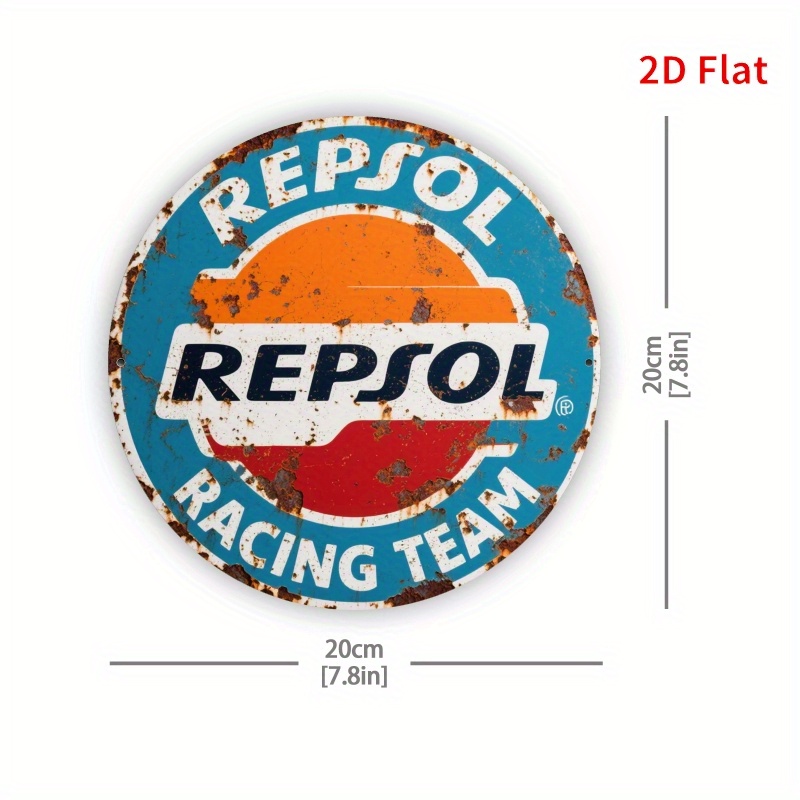 2D plat, 1pc vintage REPSOL lo - Home Gym In Garage recensie en prijs