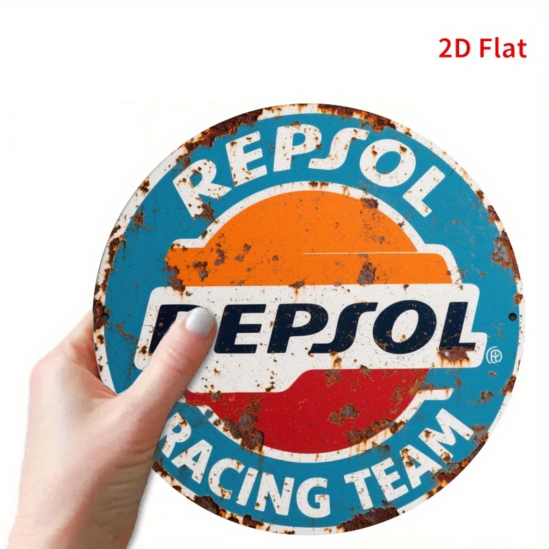 2D plat, 1pc vintage REPSOL lo - Home Gym In Garage recensie en prijs