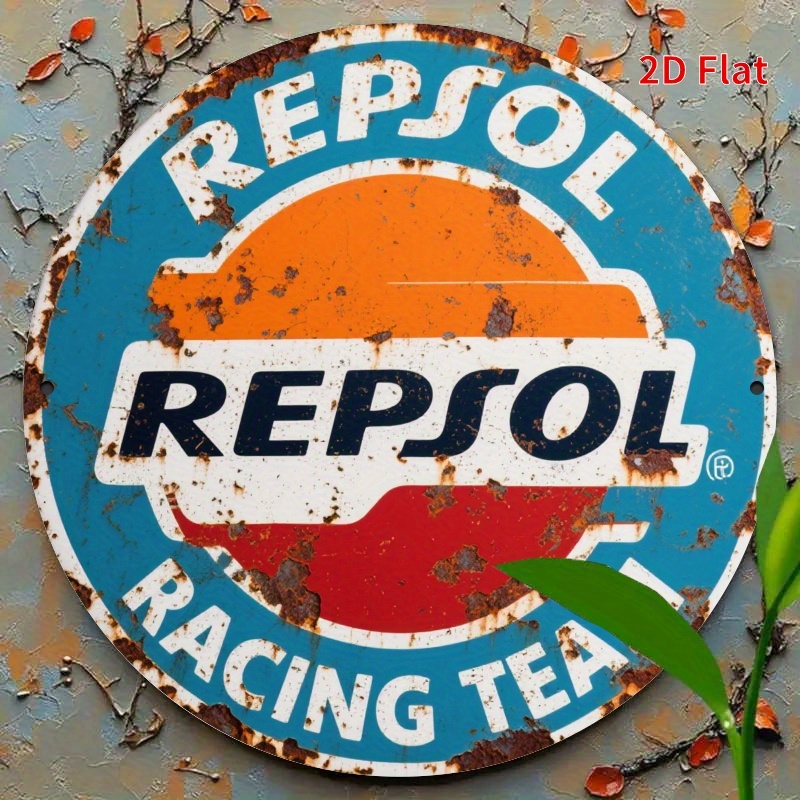 2D plat, 1pc vintage REPSOL lo - Home Gym In Garage recensie en prijs
