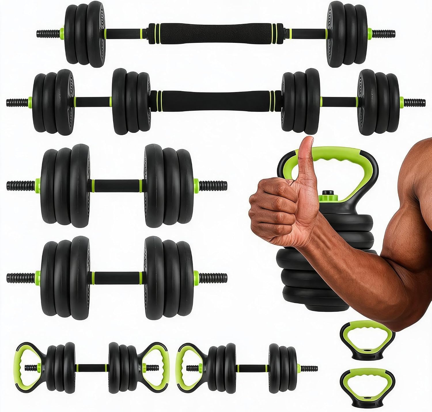 4-in-1 verstelbare dumbbellset - Home Gym Options recensie en prijs