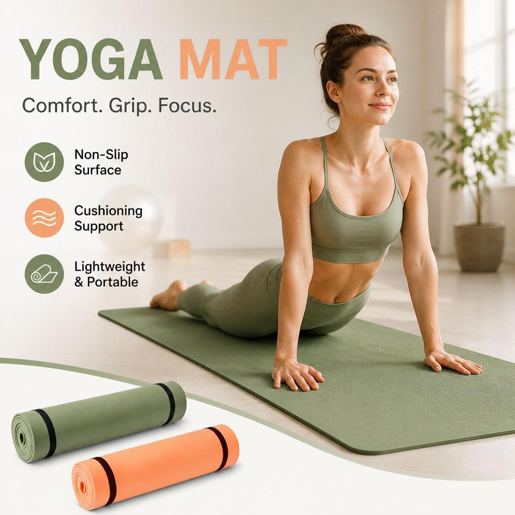 Dikke yogamat Antislip sportfi - Home Gym Floor recensie en prijs