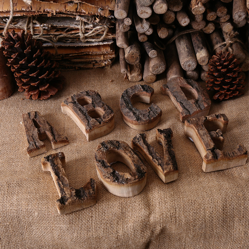 Houten Letters Home Decor Alfa - Home Gym Decor recensie en prijs