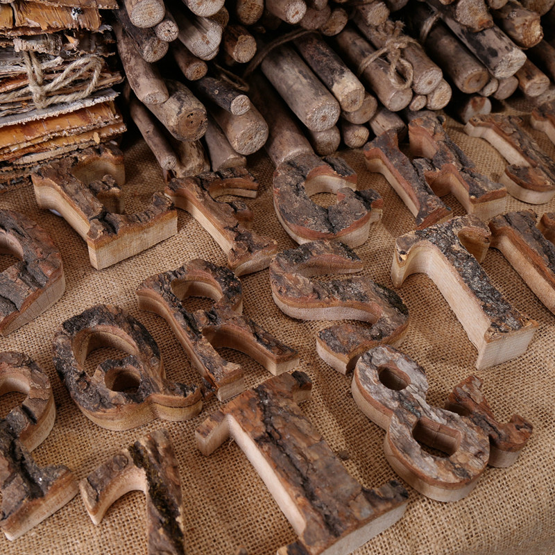 Houten Letters Home Decor Alfa - Home Gym Decor recensie en prijs