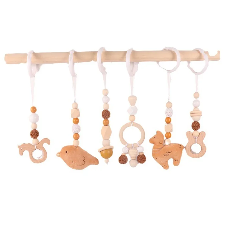 6 Stuks Houten Baby Speelgoed  - Home Gym Decor recensie en prijs