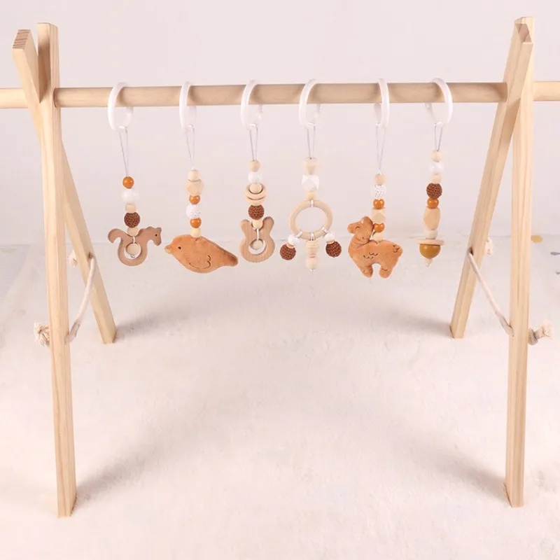 6 Stuks Houten Baby Speelgoed  - Home Gym Decor recensie en prijs